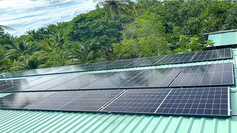 VES lắp đặt điện năng lượng mặt trời cho khách hàng anh Luận tại Tỉnh Vĩnh Long