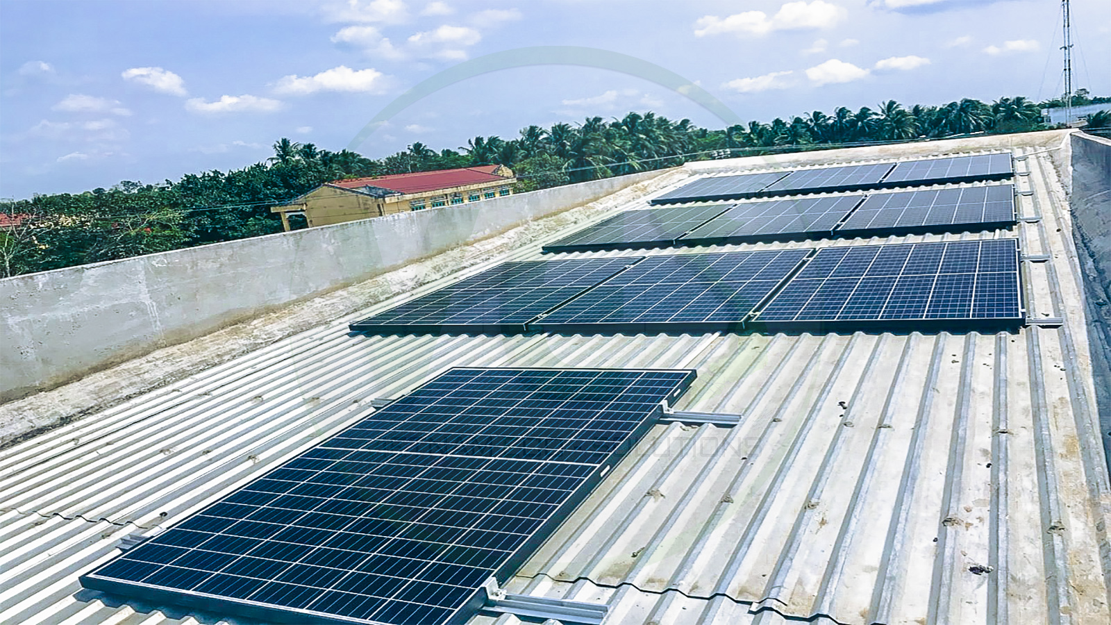 VES lắp đặt điện năng lượng mặt trời cho khách hàng Anh Trực tại Trà Vinh