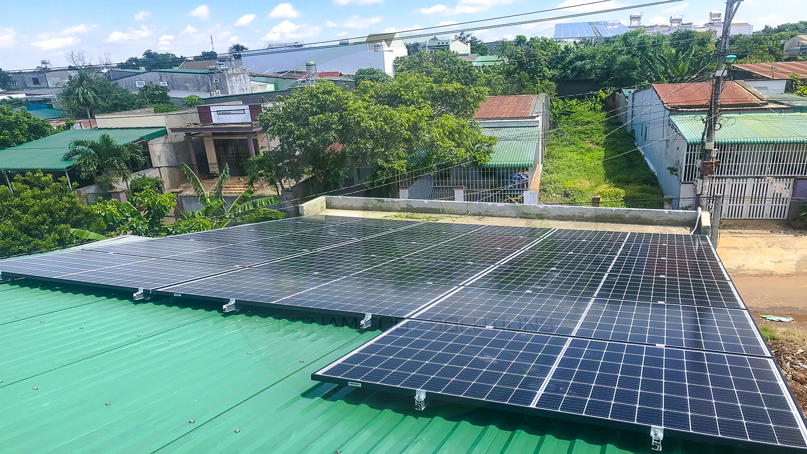 VES lắp đặt điện năng lượng mặt trời cho khách hàng anh Uyên tại Đắk Lắk