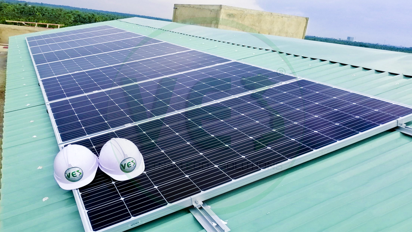 VES lắp đặt điện năng lượng mặt trời cho khách hàng Chú Tư tại Tiền Giang