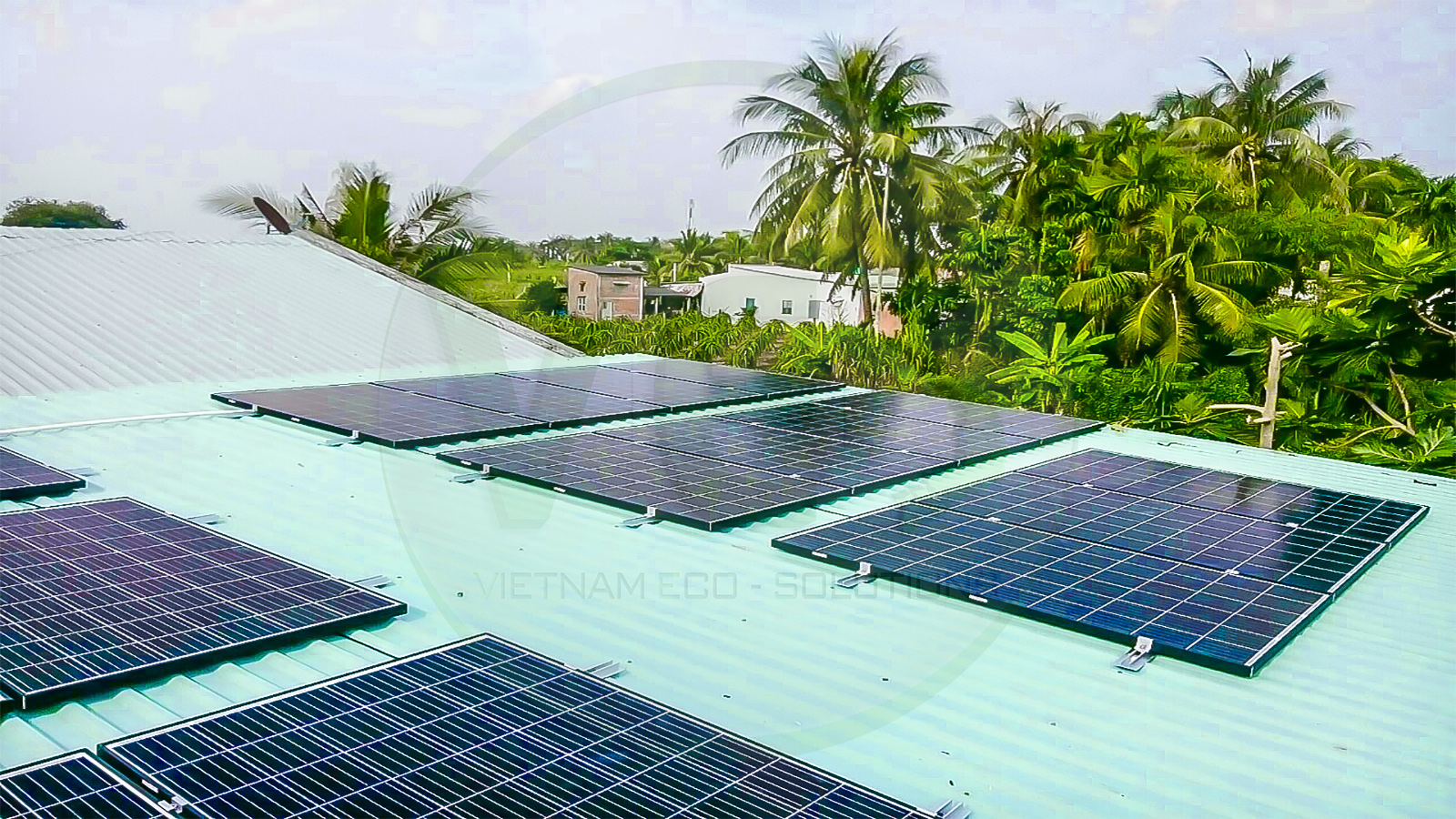 VES lắp đặt điện năng lượng mặt trời cho khách hàng tại Tiền Giang